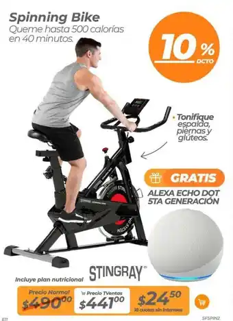 TVentas Spinning Bike oferta