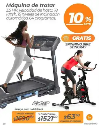 TVentas Máquina de trotar 3.5 HP oferta