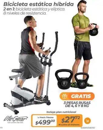 TVentas Bicicleta estática híbrida oferta