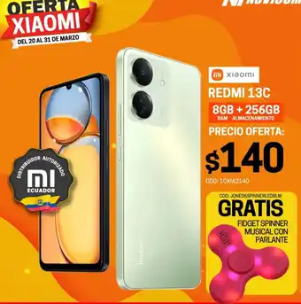 Novicompu REDMI 13C 8GB + 256GB oferta