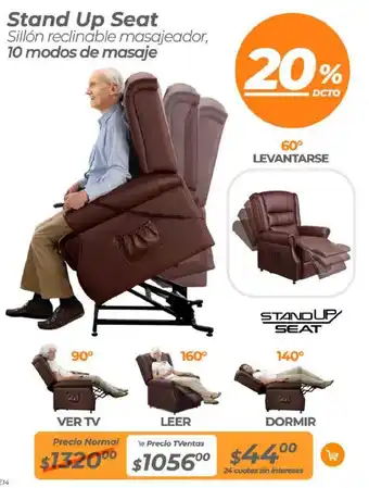 TVentas Stand Up Seat oferta