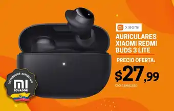 Novicompu AURICULARES XIAOMI REDMI BUDS 3 LITE oferta