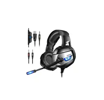 Tia AUDIFONOS C/MICROFONO NEGRO ONIKUMA K5 oferta