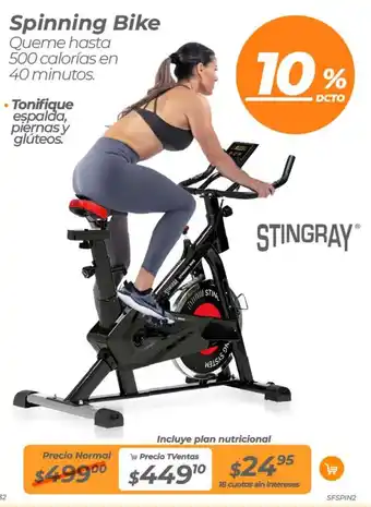 TVentas Spinning Bike oferta