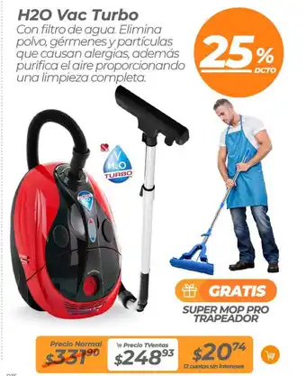 TVentas H20 Vac Turbo oferta