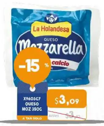 Coral Hipermercados Queso Mozarella 350g oferta