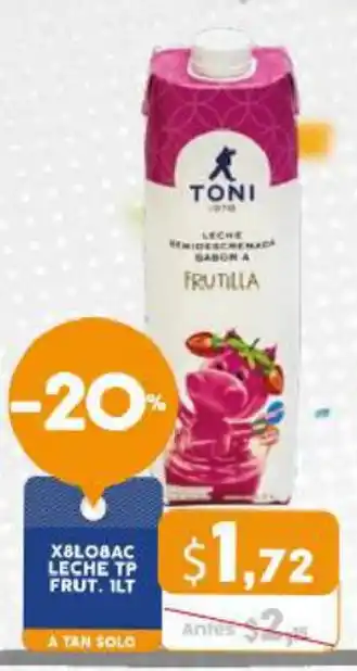 Coral Hipermercados Leche TP Frut 1lt oferta