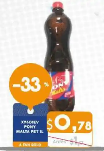 Coral Hipermercados Pony Malta Pet 1L oferta