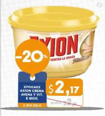 Coral Hipermercados Axion Crema Avena y Vit. E 850g oferta