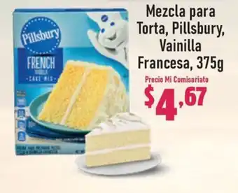 Mi Comisariato Mezcla para Torta, Pillsbury, Vainilla Francesa, 375g oferta