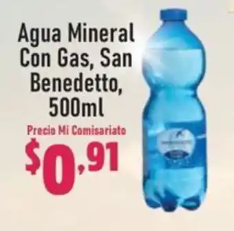 Agua Mineral Con Gas, San Benedetto, 500ml