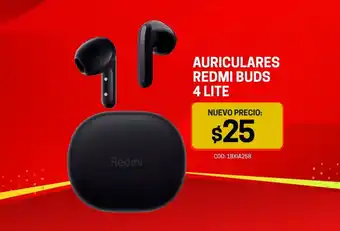 Novicompu AURICULARES REDMI BUDS 4 LITE oferta