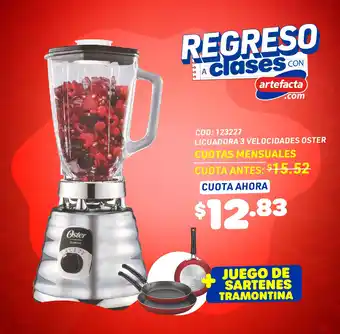 LICUADORA 3 VELOCIDADES OSTER
