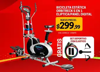 Novicompu BICICLETA ESTÁTICA ORBITRECK 5 EN 1 ELIPTICA / PANEL DIGITAL oferta