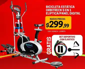 Novicompu BICICLETA ESTÁTICA ORBITRECK 5 EN 1 ELIPTICA/PANEL DIGITAL oferta