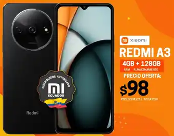 Novicompu XIAOMI REDMI A3 4GB + 128GB oferta