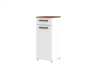 Tia MUEBLE P/COCINA C/RUEDAS 1 PUERTA 1 CAJON MEBEL BLANCO oferta