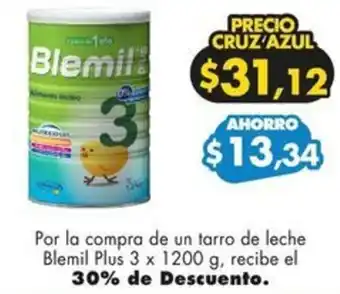 Farmacias Cruz Azul Blemil Plus 3 x 1200g oferta