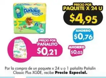 Farmacias Cruz Azul Pañalin Classic Plus XGDE oferta