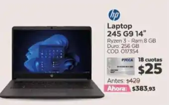 Pycca hp Laptop 245 G9 14" oferta