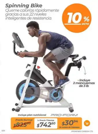 TVentas Spinning Bike oferta