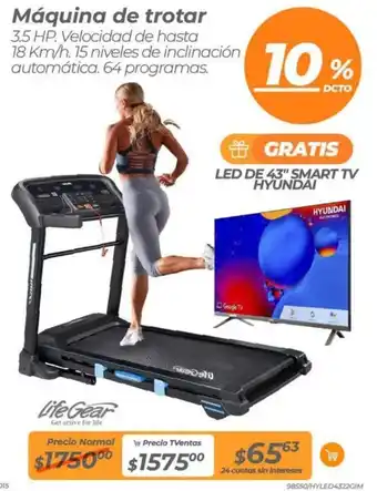 TVentas Máquina de trotar 3.5 HP oferta