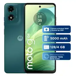 Tia CELULAR MOTO G04 4GB/128GB MOTOROLA VERDE oferta