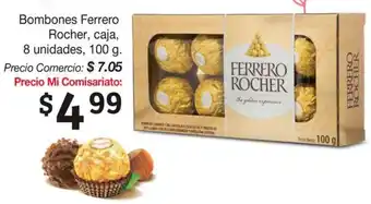 Mi Comisariato Bombones Ferrero Rocher, caja, 8 unidades 100g oferta