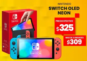 Novicompu NINTENDO SWITCH OLED NEON oferta