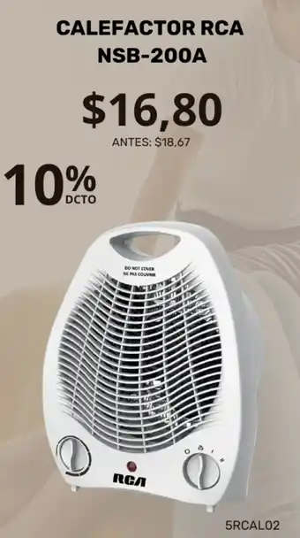 Coral Hipermercados CALEFACTOR RCA NSB-200A oferta