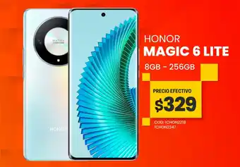 Novicompu HONOR MAGIC 6 LITE 8GB - 256GB oferta