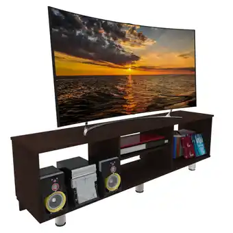 Tia MESA P/TV 65'' MUEBLEFACIL TUNEZ CAFE OSCURO REF 159W oferta
