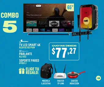 Orve Hogar TV LED SMART 4K 65" oferta