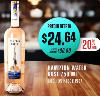 HAMPTON WATER ROSE 750ML