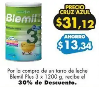 Farmacias Cruz Azul Blemil Plus 3 x 1200g oferta