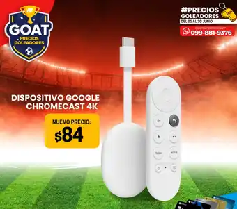 Novicompu DISPOSITIVO GOOGLE CHROMECAST 4K oferta