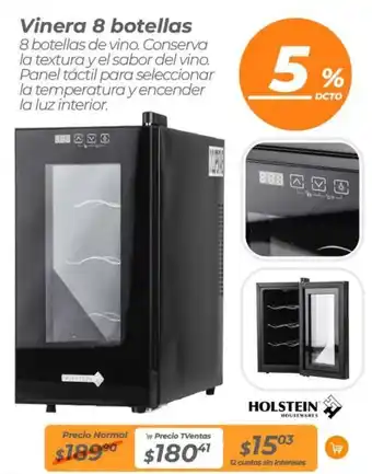 TVentas HOLSTEIN Vinera 8 botellas oferta