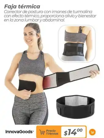 TVentas InnovaGoods Faja térmica oferta
