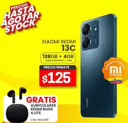 Novicompu XIAOMI REDMI 13C 128GB + 4GB oferta