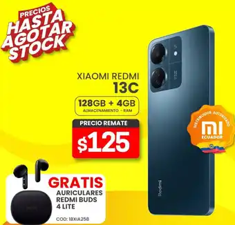Novicompu XIAOMI REDMI 13C 128GB + 4GB oferta