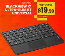 Novicompu TECLADO BLACKVIEW K1 ULTRA-SLIM BT UNIVERSAL oferta