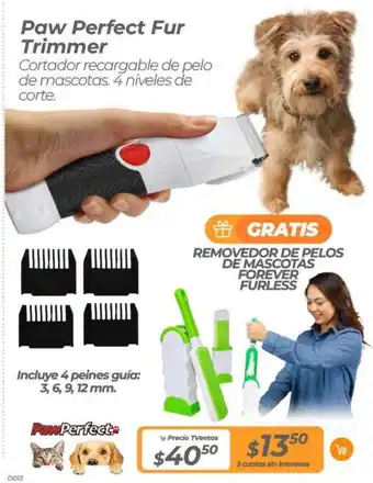 TVentas Paw Perfect Fur Trimmer oferta