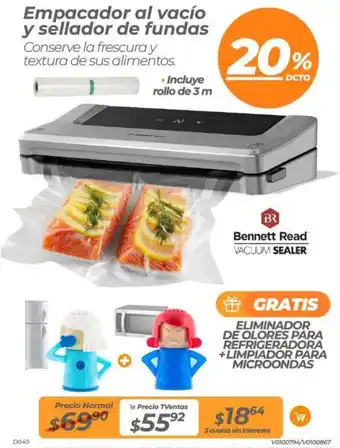 TVentas Empacador al vacío y sellador de fundas oferta