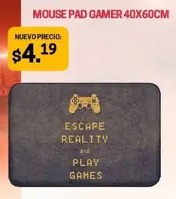 Novicompu MOUSE PAD GAMER 40X60CM oferta