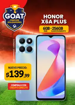 Novicompu HONOR X6A PLUS 6GB-256GB oferta