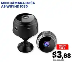 Novicompu MINI CÁMARA ESPÍA A9 WIFI HD 1080 oferta