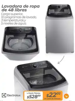 TVentas Electrolux Lavadora de ropa de 48 libras oferta