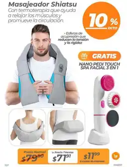 TVentas Masajeador Shiatsu oferta