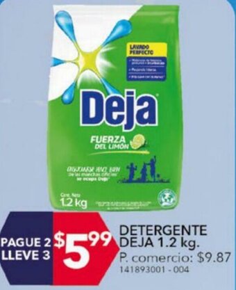 Tia Detergente Deja 1.2kg oferta