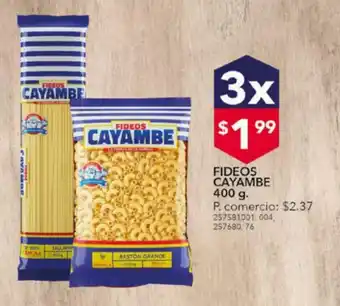 Tia Fideos Cayambe 3x400g oferta